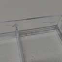 iDesign Clarity Plastic Divided Drawer Organizer, Storage Container for Vanity, Bathroom, Kitchen Drawers, 8" x 16" x 2", Clear,40850