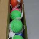 Jenaai 20 Pcs Indestructible Dog Toy Balls for Aggressive Chewers Chew Resistant Solid Rubber Bouncy Ball for Teeth Cleaning (Colorful, 2.36 Inches)