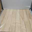 1 Set Low Picnic Table, Foldable Boho Picnic Table with Extra Large Outdoor Camping Blanket Portable Boho Wood BBQ Tables for Camping Wedding Beach BBQ Party (For 8 Person, Wood Color)