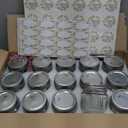 Cehomi Small Glass Mason Jars with Lids - 4 oz Vintage Canning Jars, Pickling Jars for Jelly, Jam, Honey, Pickles, Spice, Essential Preserver for Home Storage and Gifting 24 Pack