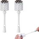 Bottle Brush Replacement Head Compatible with OXO,Flexible Dish Brush Refill Head Compatible with OXO,2PCS