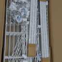 Ulif U13 Over Washer and Dryer Storage Shelves, 6 Tiers Laundry Room Standing Shelf with 2 Hanger Rods, Space Saver Clothes Drying Rack, 63.4" W x 22" D x 77.4" H, White