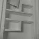 Solid Wood 14 X 24 Recessed Medicine Cabinet,3-Tier, Medicine Cabinet Organizer,Wall Niche, Bathroom Wall Cabinet, Recessed Bathroom Cabinet, Bathroom Cabinet with Storage White