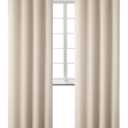 BGment Blackout Curtains - Grommet Thermal Insulated Room Darkening Bedroom and Living Room Curtains, Set of 2 Panels (55 x 69 Inch, Champagne)