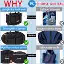ZHMO Canvas Tote Bag for Women,Women's Bags Crossbody Bags Work Laptop Tote Bag Large Handbags Purse for Travel Nurse Teacher
