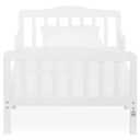 Dream On Me Classic Design Toddler Bed In White, Greenguard Gold And JPMA Certified, Low To Floor Design, Two Side Safety rails, Non-Toxic Finishes, Wooden Nursery Furniture
