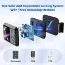 ONNAIS Full Metal RV Keyless Entry Door Lock with Password & Remote, Fits Most Trailers and 5th Wheels, Ideal Gifts for RV Owners