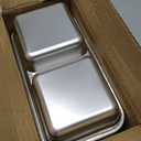 6 Pack Stainless Steel Snack Containers Reusable, Grab and Go 2 Compartment Food Storage Containers with Leakproof Lids for Travel and Outdoor Camping School Lunch Prep Dishwasher Safe