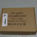 Floating Candles, Water-Activated 2.3" Flameless LED Candle 150+ Hours Waterproof Plastic White Battery Operated Candle for Centerpieces, Cylinder Vases Table Decorations Wedding Pool Party 24 Packs