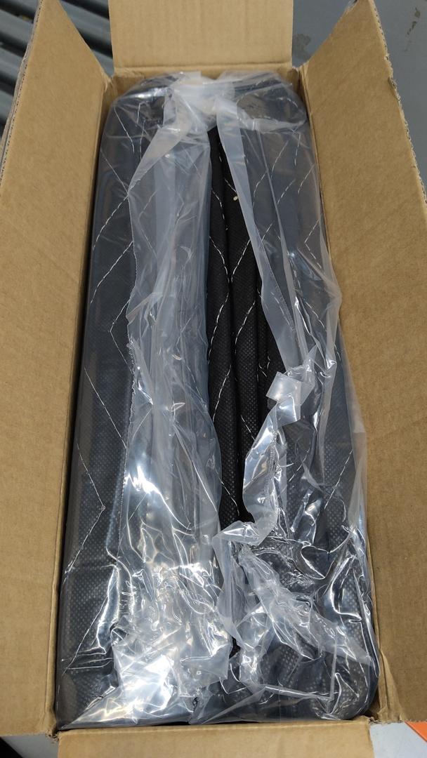 Trahefa 2 Pack Moving Blanket 80 x 72 inches, Quilted Heavy Duty Padded Furniture Blankets for Moving (Black)