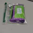 Rough Enough Kids Wallet for Boys Girls (Heavy Duty Nylon Wallet with Neck Lanyard Keychain for Travel Outdoor Activities Green Purple)