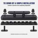 Elevate Rack Tie-Down Kit 1118459 Fits T-Slot Compatible with RealTruck Elevate Tie Downs (Set of 4)