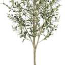 FEELEAD 6FT Faux Olive Tree Olive Trees Artificial Indoor with Realistic Leaves & Natural Woo Trunk, Fake Olive Tree with Pot, Artificial Olive Tree Indoor for Home Living Room Office Decor