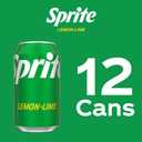 Sprite Lemon Lime Soda Soft Drinks, 12 fl oz, 12 Pack
