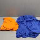 Blue  Orange Set of 2 Hawaii Theme Print Arch Cover, Spandex Fitted Wedding Christmas Halloween Arch Stand Covers for Birthday Party Decoration,  6ft