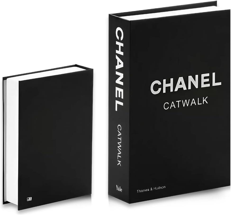 Catwalk Designer-Inspired Fake Coffee Table Books for Stylish Home Decor  Decorative Books for Living Room, Office, or Bedroom Accents (Chanel: Catwalk)