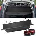 Retractable Cargo Cover for Honda CRV 2023-2025 2026 Accessories, Carbon Fiber Texture Trunk Cover with Extra Flap for No Gap, Heavy Duty Rear Luggage Security Shield Shade for CR-V 6th Gen