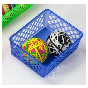 Officemate OIC26203 Achieva Supply Baskets44; 1Per Pack, SNACK-PAK CONTAINERS 4CT