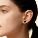 Yaalozei 8G-25mm Soft Ear Gauges Solid Silicone Ear Plugs Double Flared Flesh Stretchers Expander Hide Plugs for Ear Retainer Piercing Jewelry for Women Men Black White Flesh shin Tone 13 Pairs