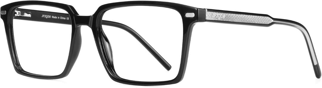 Men's Blue Light Blocking Glasses, Fake Computer Screen Gaming Glasses Anti Eyestrain & UV Glare RF6201