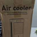Portable Evaporative Air Cooler, Quiet Windowless Swamp Cooler with 4 Ice Packs, 2 Gallon Water Tank, Remote Control, 4 Modes & 3 Speeds, Oscillating Cooling Fan for Bedroom, Living Room and Office