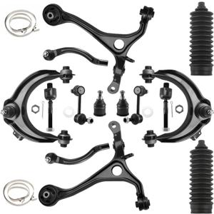 Front Lower Upper Control Arm w/Ball Joint for Acura TSX Base 2004-2008 Honda Accord DX 2003-2005 EX 2003-2007 LX 2003-2007 K80228 51210SDAA01 51210SDAA02 K640289