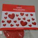 Dazzling Red Glitter Paper Heart Cutouts Mega Pack - 5", 7", 11.5" (Pack Of 20) | Perfect For Decorations & DIY Projects