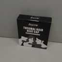 Heated Electric Thermal Steamer Cap for Natural Black Afro Hair - Hot Spa Treatment Hat with Temperature Control for Deep Conditioning at Home - Black