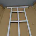 Prime-Line 3-Bar Window Security Grill, Adjustable 23-1/2 to 38 in., White