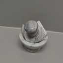 Fox Run Marble Mortar and Pestle, White