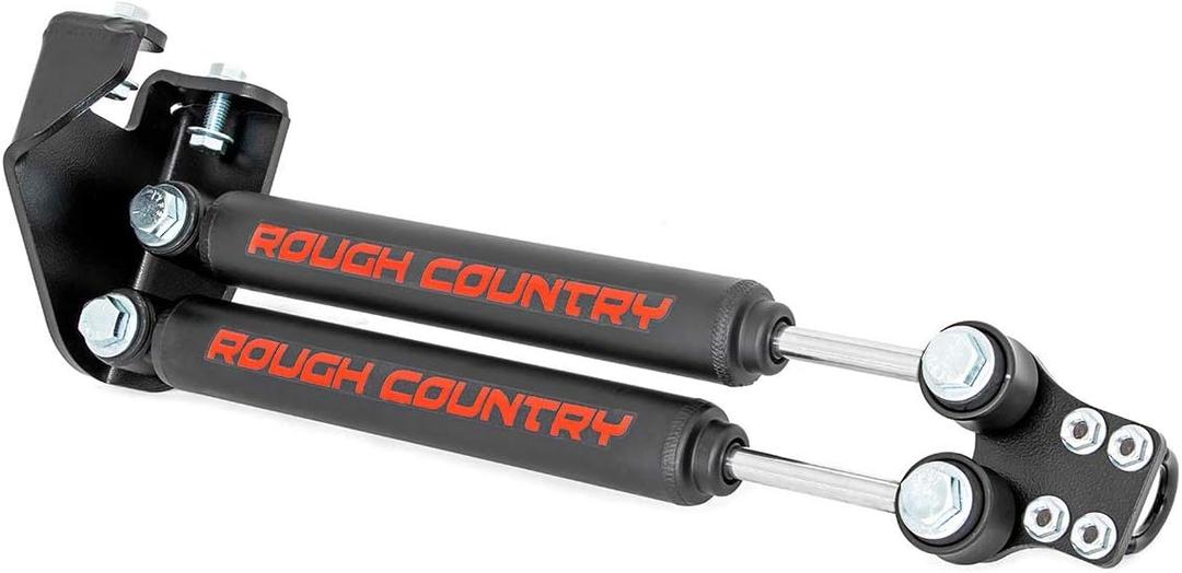 Rough Country Dual Steering Stabilizer for 1987-1995 Jeep Wrangler YJ - 87307
