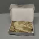 STfantasy 20S Finger Wave Wig Flapper Curly Synthetic Hair for Women 1920s Cosplay Costume Halloween Party Daily Everyday Wear (Blonde)