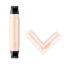 Eyeliner Stamp Upgraded Foldable Eyeliner Stamp for Perfect Wings, Waterproof Eyeliners Tool, Smudge Proof Eyeliners Pen for Beginners, Brown