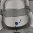 Baby Bathtub, Collapsible Newborn Bathtub for Infant to Toddler 0-24 Months with Soft Cushion and Thermometer,Portable Travel Newborn Tub with No-Slip Feet, Baby Shower Gifts,Grey