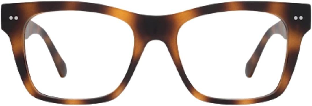 LOOK OPTIC Cosmo Reader-Lightweight Full Magnification Reading Glasses with Scratch-Resistant Anti-Reflective Lenses (Tortoise)