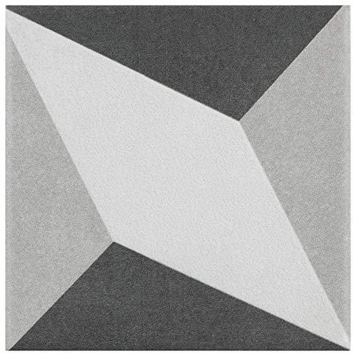 Twenties Mini Diamond Ceramic Floor and Wall Tile Sample