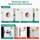 AkaGear DS10 Keyless Entry Door Locks - Keypad Lock with Handle Set, Fingerprint Deadbolt, Smart Locks for Front Doors, Auto-Lock & One Touch Locking, 2 Keys, Easy Installation - Matte Black