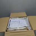 5 Tier Kitchen Fruit Vegetable Storage Cart with Rotating Basket, Rolling Rack Shelf Organizer Floor Stand on Wheel for Snack Spice Produce Veggie Onion Potato Bin, Vianderos Para Cocina, White