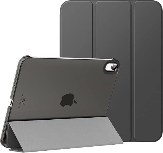 MoKo for iPad (A16) 11th Generation Case, iPad 10th Gen Case, Space Gray
For iPad 11/10.9 Inch Case 2025/2022, Slim Stand Hard PC Translucent Back Shell Smart Cover,Support Touch ID,Auto Wake/Sleep