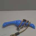 Ninja-Twister Swing Spins Set: Slackline Attachments - 360 Handle Twist-Spin Flips Toy Activate Ninja Powers Warrior Accessories Kids Hang Toys for Playground Backyard Blue