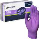 HALYARD PURPLE NITRILE Gloves Powder Free Disposable Medical Exam Gloves Dental Chemo Protection 5.9 mil 9.5 In