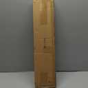 Cordless Vinyl Mini L Blinds 21" W x 64" H, 1" Slat White Horizontal Windows L Blind for Door, Shades, Camper, Light Filtering, Interiors, Arrive 1/2 Inch Narrower Indoor