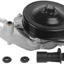 Autodevil Engine Water Pump LR033993 5.0L 3.0L Fit for Range Rover Sport 2011-2019, for Discovery 15-17 for F-Pace 17-19 3.0L，for XF XFR XJR LR4 2010-2016, Car Cooling System Part with Gasket