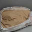 ULTCOVER Rectangular Patio Heavy Duty Table Cover - 600D Tough Canvas Waterproof Outdoor Dining Table and Chairs General Purpose Furniture Cover Size 88L x 62W x 28H inch (Brown)