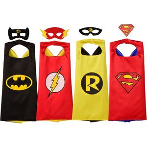 Rubies DC Comics Superheroes: Superhero Cape and Accessory Set for Kids, Boy's One Size