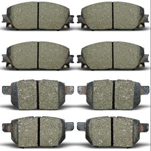 ALADICHE Front Rear Ceramic Brake Pad Fit For 2010-2020 Toyota Prius, for 2011-2017 Lexus CT200h, for 2017-2019 Toyota Prius Prime