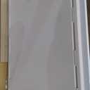 Ideal Pet Products Aluminum Pet Patio Door, Adjustable Height 77-5/8" to 80-3/8", 15" x 20" Flap Size, White