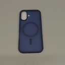 SUPFINE Magnetic for iPhone 17 Case (Compatible with MagSafe)(Military Grade Drop Protection) Translucent Matte Shockproof with Anti-Fingerprint Phone Cover 2025,Deep Blue