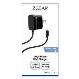 ZGEAR (12W) 8-Pin Wall Charger for Lighting Tip