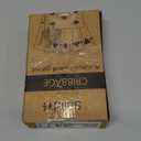 Foldable Cribbage Board Game Set - Travel Cribbage Board Includes Wooden Board with Storage, Metal Pegs, Deck of Cards, Instructions for 2-4 Players